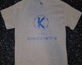 Kindergarten t shirt | Etsy