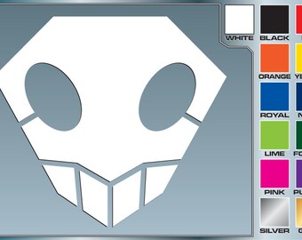 SHINIGAMI SKULL from Bleach Cut Vinyl Decal Car Laptop Anime Sticker for Almost Anything