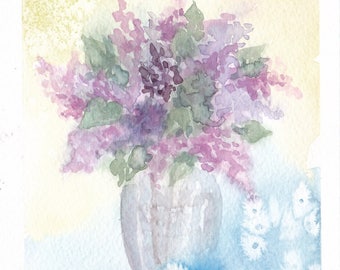 bouquet 32 - original watercolor painting
