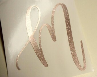 Single Initial Sticker Custom Initial Decal Single Initial Single Monogram Single Letter Monogram