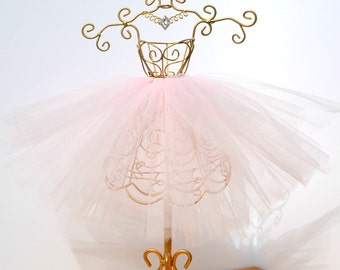 Tutu Centerpiece/Ballerina Tutu Centerpiece/Wire Mannequin Dressform/Bridal Shower Centerpiece/Sweet 16 Centerpiece/Baby Shower Decoration