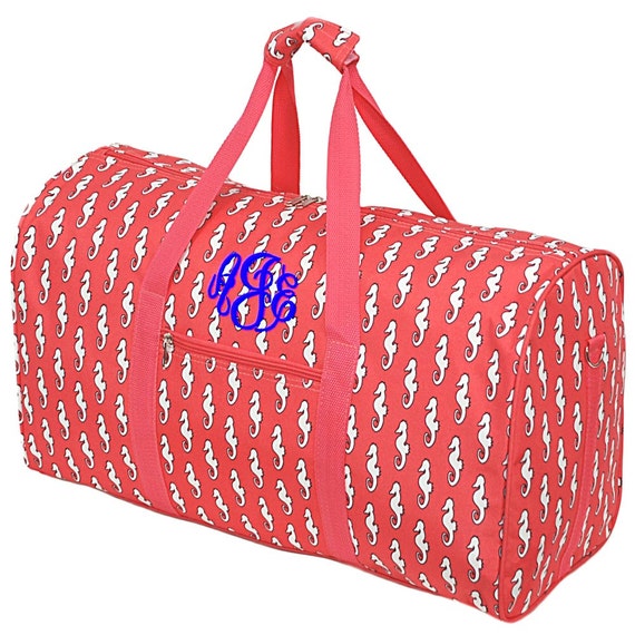 Monogram Duffel Bag Personalized Duffle Bag Womens Girls