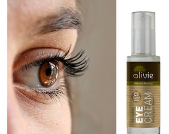 Antiageing Eye Cream with Organic Olive Oil, Antiageing Eye Care, Natural Cosmetics, Olive Oil Cosmetics