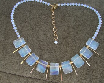 Pineapple quartz necklace