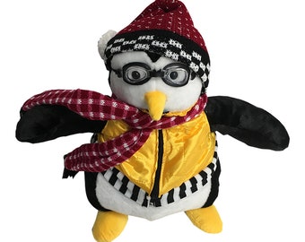 Huggsy Penguin Doll Friends TV Show Joey Tribbiani Hugsy Plush Toy Full Size Stuffed Animal Brand New Bedtime Penguin Pal Gift High Quality