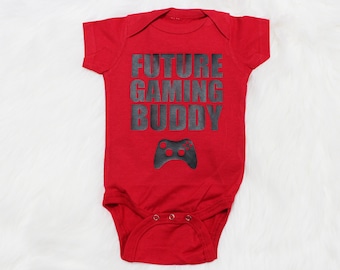 Future Gamer Baby Baby Clothes, Baby Bodysuit, Baby Shower Gift, Baby Boy, Funny Baby Clothes, Baby Gamer, Baby Onepiece #27