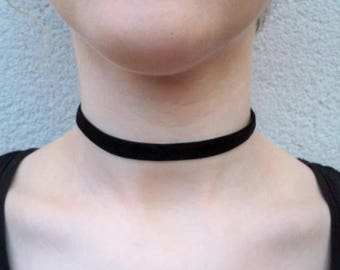 Choker, Chokers black velvet, Gothic, dark
