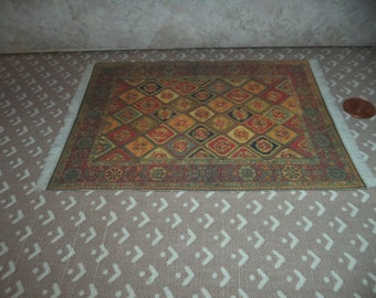 1:12 scale Dollhouse Miniature Rug