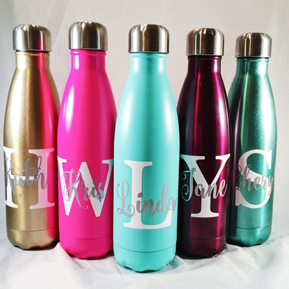 Personalized Swell Bottle - Big Initial and Namel