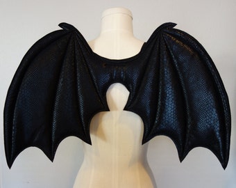 Costume Bat Wings, costume wings, Halloween costume, vampire costume, black wings, succubus, cosplay bat wings, Bat girl, demon wings,