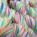 Choufunga / Sugar Skull / Hand dyed superwash merino sock wool / yarn / indie dyer / Day of the Dead / fingering wool / los muertos /