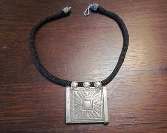Berber Silver Pendant Necklace