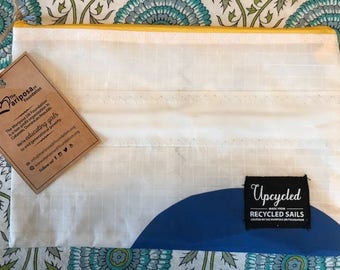 Upcycled Sail Clutch