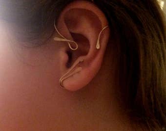 Beautiful inspiration Beauty and the Beast Vine Jewelry Ear Cuff, Vine Jewelry, ear jewelry, ear climber, ear wrap, ear jacket, non pierced