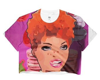 Red Delicious Ladies Crop Top