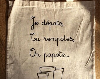 Tote bag cotton shopping bag