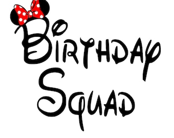 Download Birthday Squad | Etsy Studio