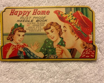 Happy Home Rust Proof Needle Book
