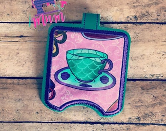 Mermaid teacup hand sanitizer holder