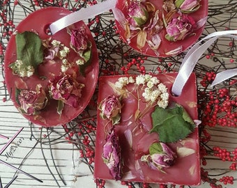 Fragrant sachet Smell of roses Wax tablet Wax sachet Room fragrance Wedding idea Guest gifts lavender Souvenir Flavor Flavored Sachet