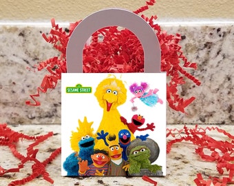 Sesame Street Treat Boxes, Sesame Street Popcorn Boxes, Sesame Street Candy Boxes, Sesame Street Party Boxes