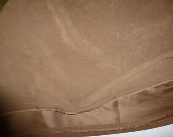 NO. 40 FABRIC COTTON POLYESTER FAUX SUEDE - BROWN
