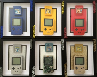 Retro Gaming CuXtom Pokemon Art frame