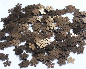 100 Flower Sequins/Golden Color/KBSF409