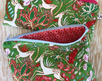 Zipper Pouch set of 2