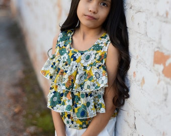 Floral Ruffle Set