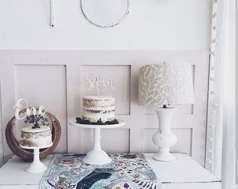 One Birthday Cake Topper Number Cake Topper Wood Cake Topper Birthday Cake Topper
