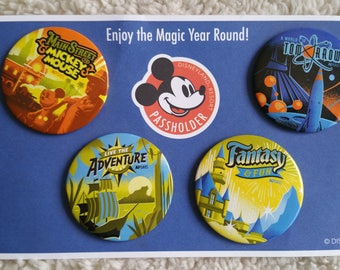 Disneyland Button Pack