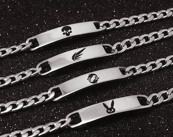 Overwatch Character Bracelet, Stainless Steel, Geekery, Videogames, Gamer Gift, Custom Bracelet, Geek, Gamer Bracelet,