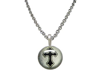 Gothic Cross Pendant Necklace