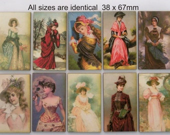Woman of Fashion 3 A packet of 10 cutouts