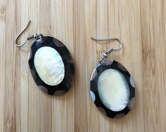 Vintage Mother of Pearl Earrings