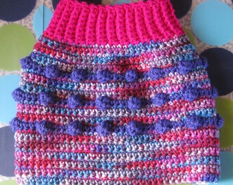 Size M - Dog Sweater Vest - Hawaiian Punch - Ready to Ship Today