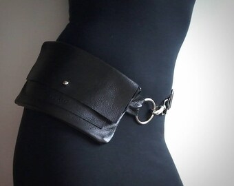 Fanny Pack, Leather Fanny Pack, Waist Bag, Belt Bag, Hip Bag, Bum Bag, Festival Fanny Pack, Custom Fanny Pack, Leather Waist Bag, Modern