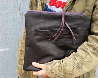 Loria | Brown Leather Purse | Leather Clutch | Everyday Clutches | Everyday Clutch Bag | Women Bag Leather | Large Leather Bag | Handmade