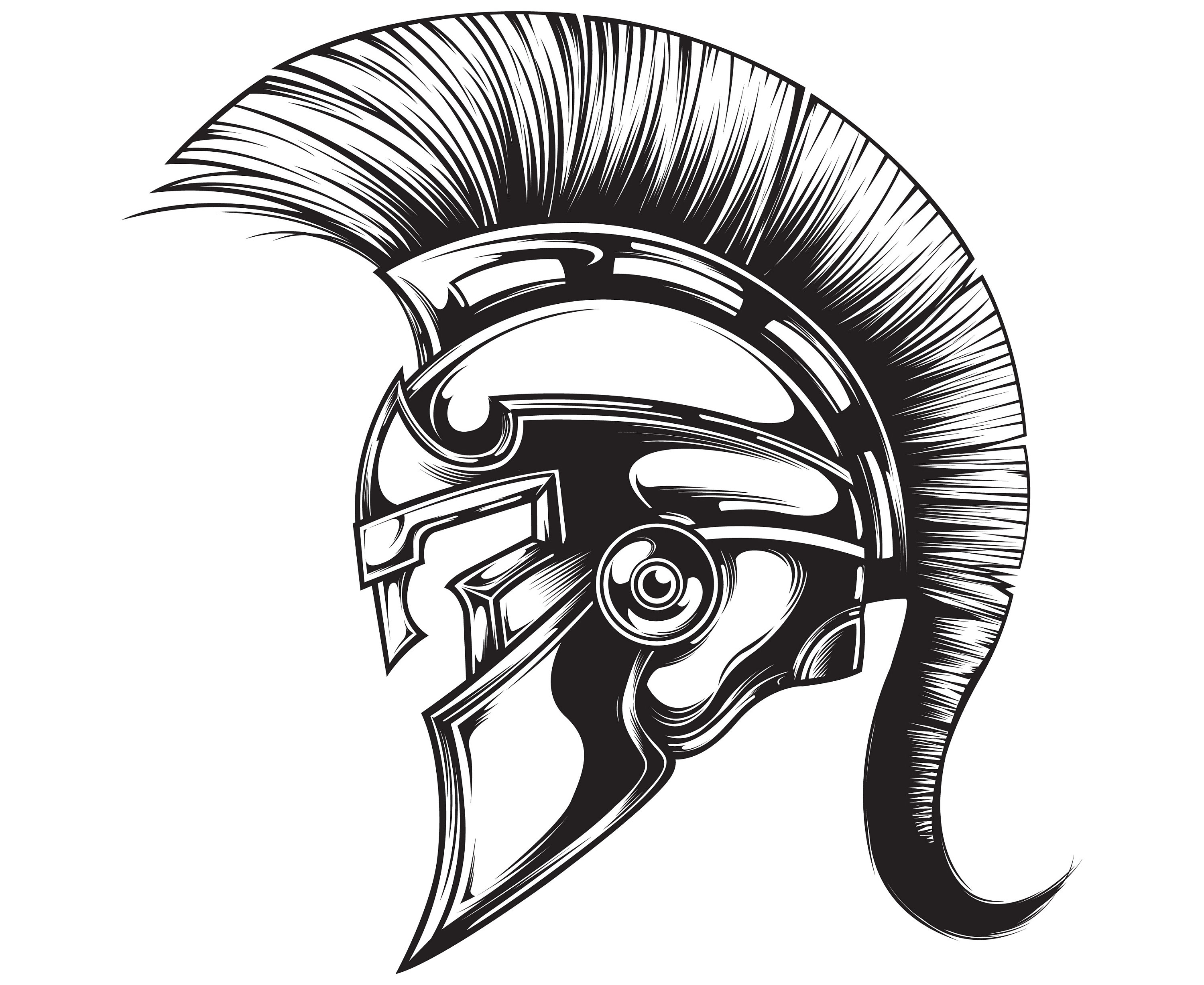 Spartan Helmet Gladiator Warrior Roman Trojan