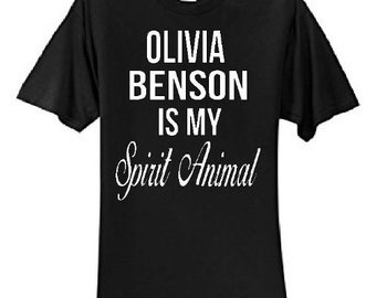 olivia benson is my spirit animal law and order svu shirt