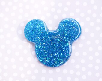 Mouse Brooch - Mermaid Tail Blue Mickey Brooch