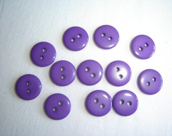 12 buttons resin VIOLET / / 12 mm