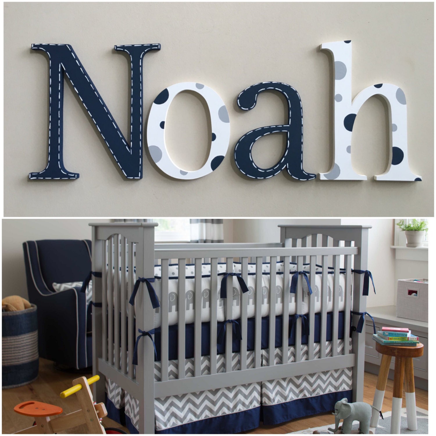 Hanging nursery letters nursery letters baby boy nursery