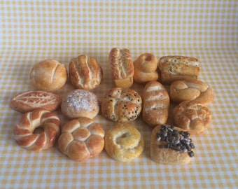 Dolls House Miniature Bread (A) - Handmade