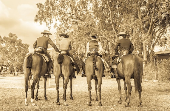 SPANISH HORSEMAN,equine print,photographic print,spanish horses,spanish cowboys,limited edition print