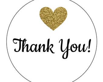 thank heart coming labels pdf gold thanks stickers printable tags diy instant bag party cards trail mix baby shower thankyou