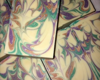Blackberry Amber- Handmade, Cold process soap.