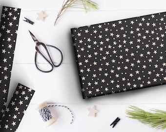 Stars and Dots Gift Wrap