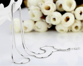 For your pendants 925 Silver snake chain